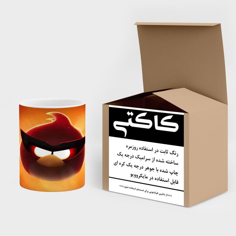 فاکس شاپ  ماگ کاکتی مدل بازی پرندگان خشمگین Angry Birds کد mgh27494