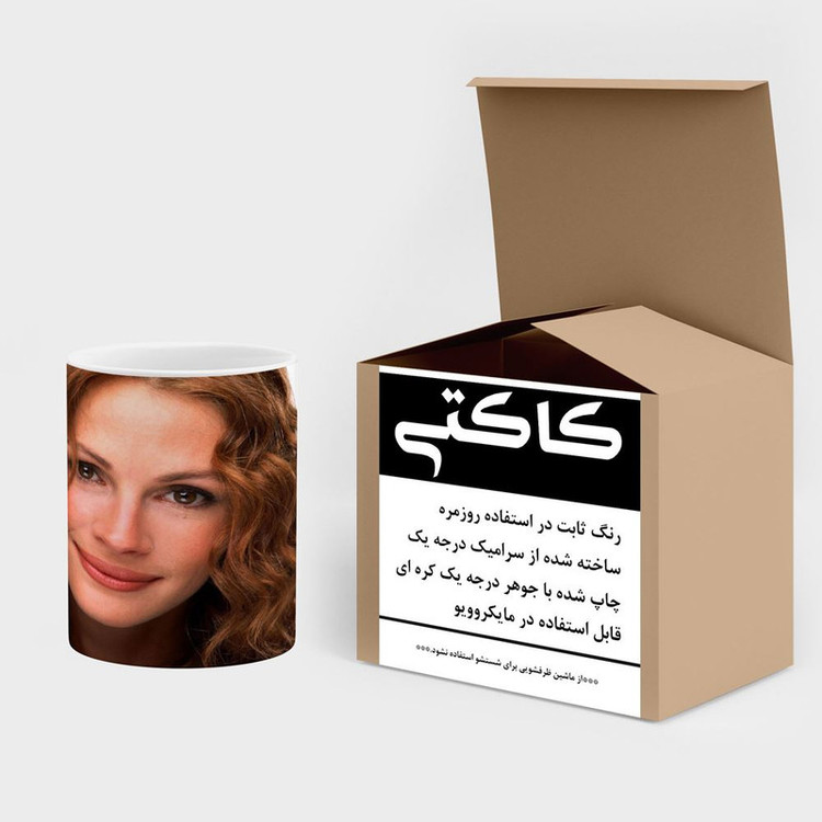 فاکس شاپ ماگ کاکتی طرح جولیا رابرت Julia Roberts مدل mgh26515