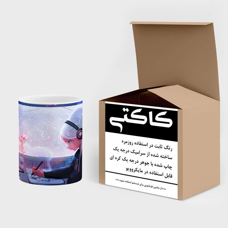 فاکس شاپ ماگ کاکتی مدل انیمه کد mgh14369