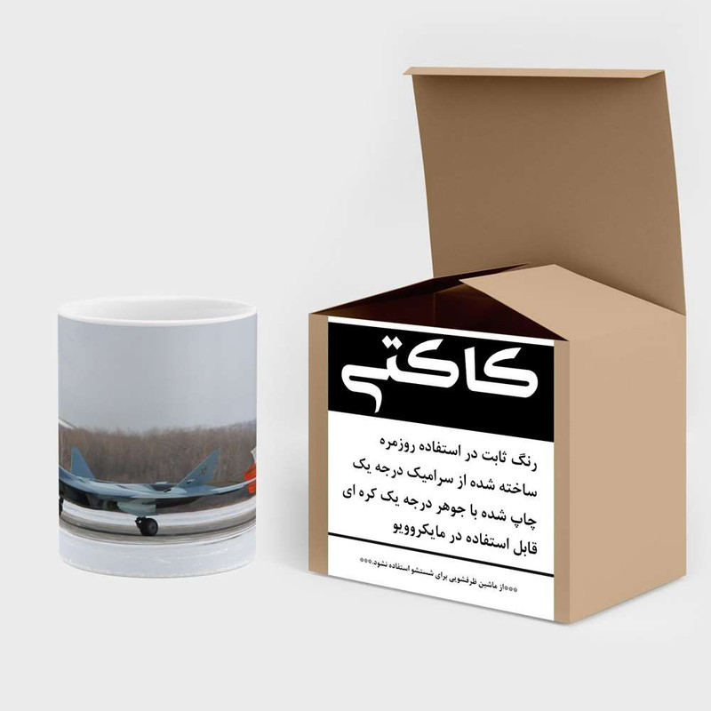 فاکس شاپ ماگ کاکتی مدل هواپیمای جنگنده کد mgh20373