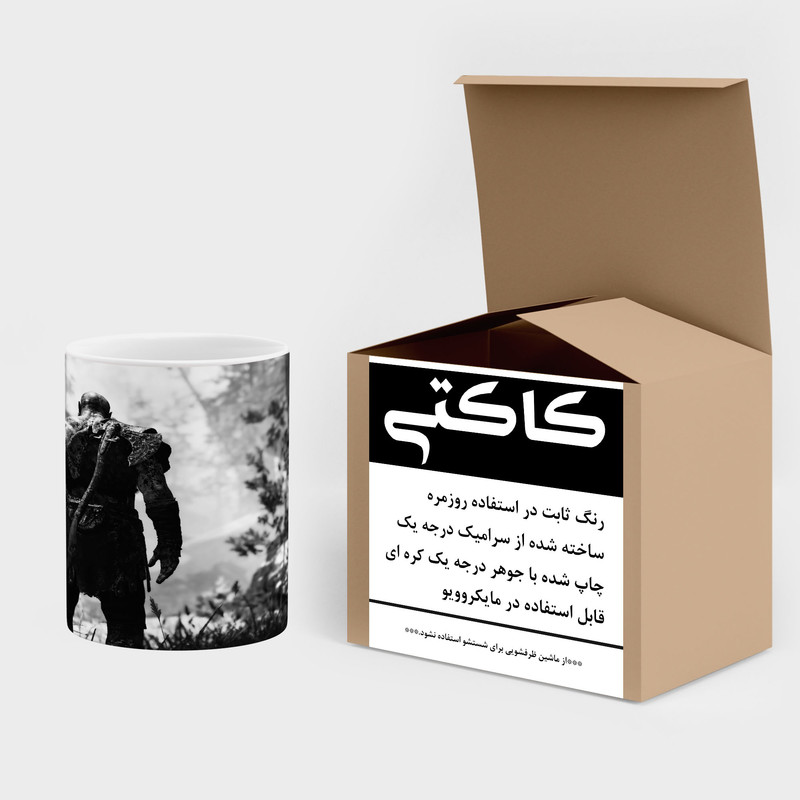 فاکس شاپ ماگ کاکتی طرح گاد آف وار God Of War مدل mgh40468