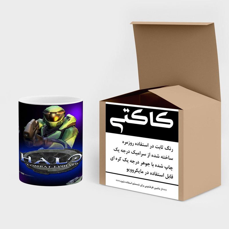 فاکس شاپ  ماگ کاکتی مدل بازی هالو Halo Combat Evolved کد mgh29053