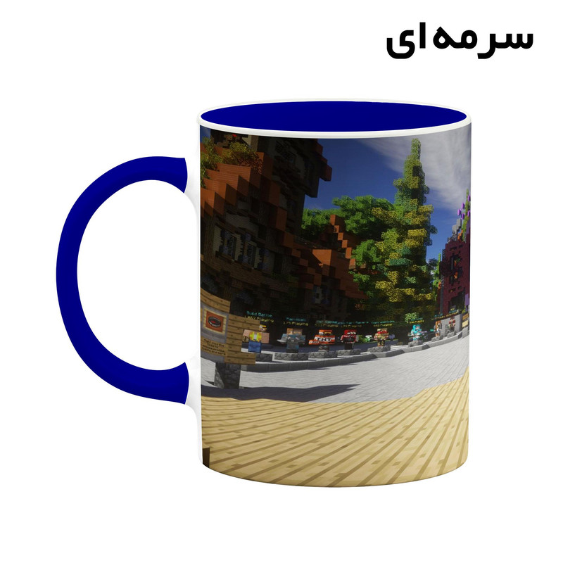 فاکس شاپ ماگ کاکتی طرح ماینکرافت minecraft مدل mgh41133