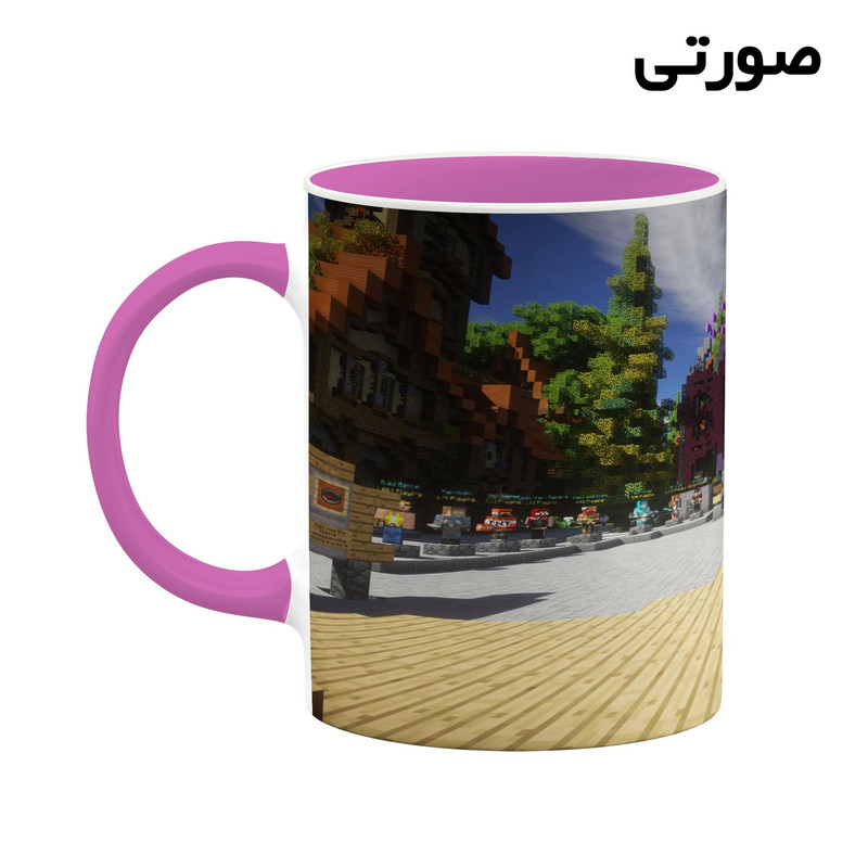 فاکس شاپ ماگ کاکتی طرح ماینکرافت minecraft مدل mgh41133
