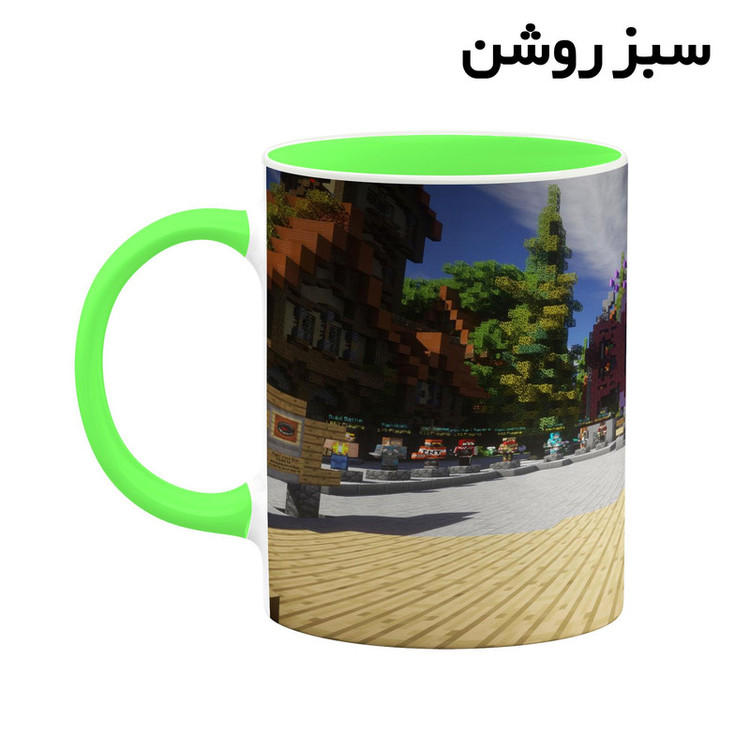 فاکس شاپ ماگ کاکتی طرح ماینکرافت minecraft مدل mgh41133