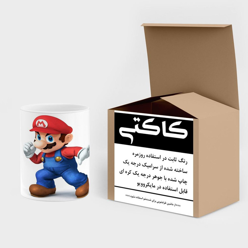 فاکس شاپ ماگ کاکتی مدل بازی سوپر ماریو Super Mario کد mgh30569