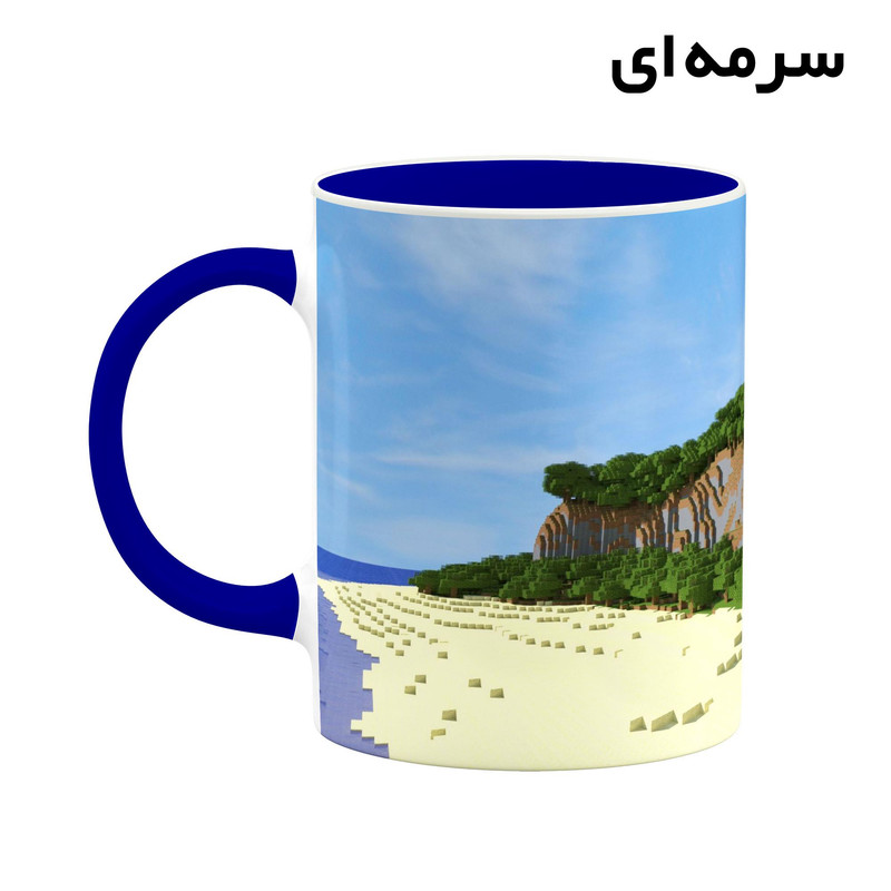 فاکس شاپ ماگ کاکتی طرح ماینکرافت minecraft مدل mgh41596