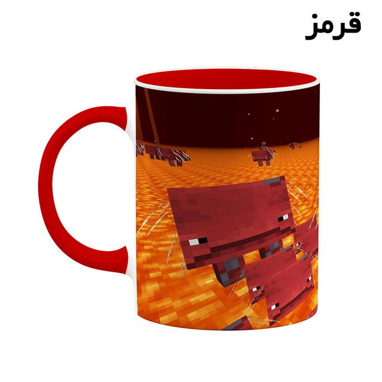 فاکس شاپ ماگ کاکتی طرح ماینکرافت minecraft مدل mgh41113