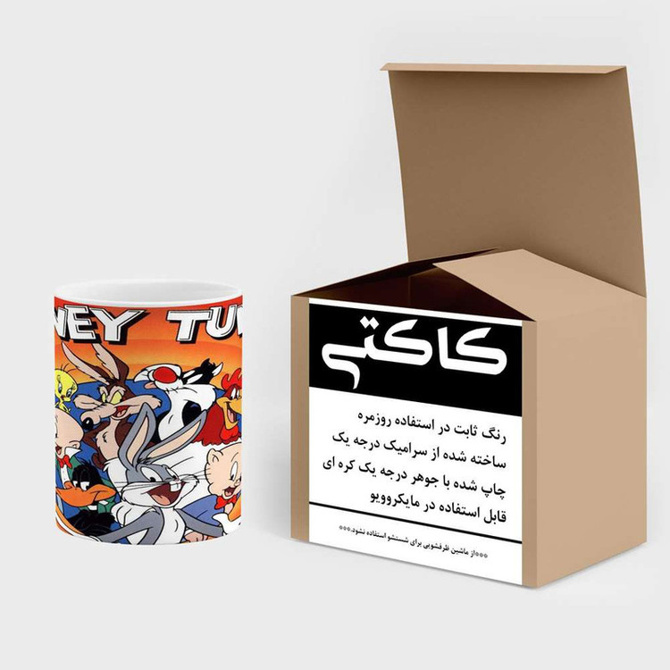 فاکس شاپ ماگ کاکتی مدل کارتون Looney Tunes کد mgh22704