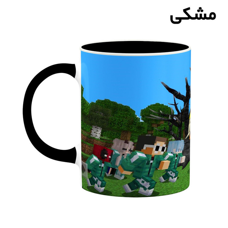 فاکس شاپ ماگ کاکتی طرح ماینکرافت minecraft مدل mgh41108