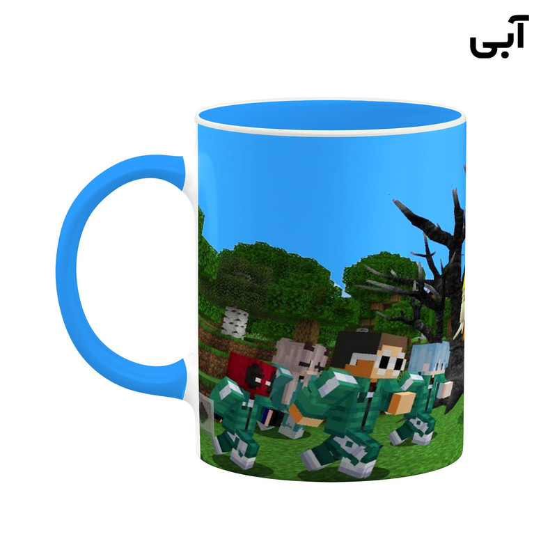 فاکس شاپ ماگ کاکتی طرح ماینکرافت minecraft مدل mgh41108