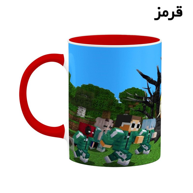 فاکس شاپ ماگ کاکتی طرح ماینکرافت minecraft مدل mgh41108