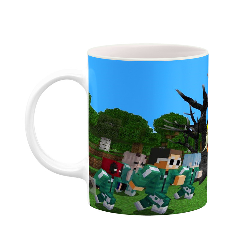 فاکس شاپ ماگ کاکتی طرح ماینکرافت minecraft مدل mgh41108