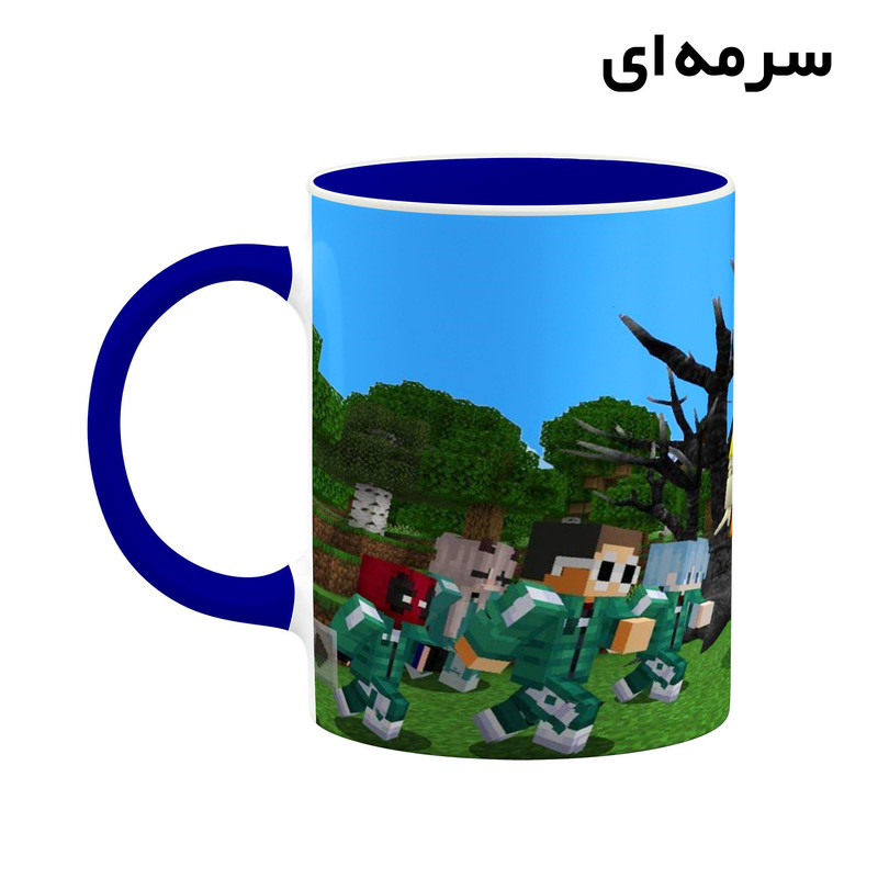 فاکس شاپ ماگ کاکتی طرح ماینکرافت minecraft مدل mgh41108