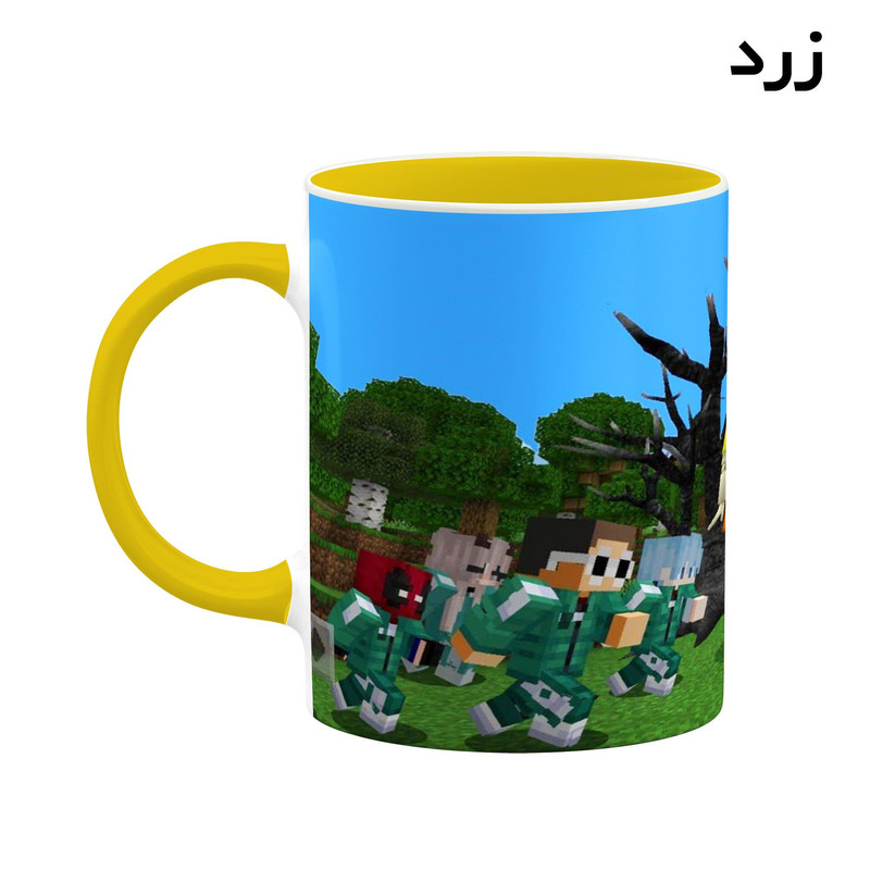 فاکس شاپ ماگ کاکتی طرح ماینکرافت minecraft مدل mgh41108