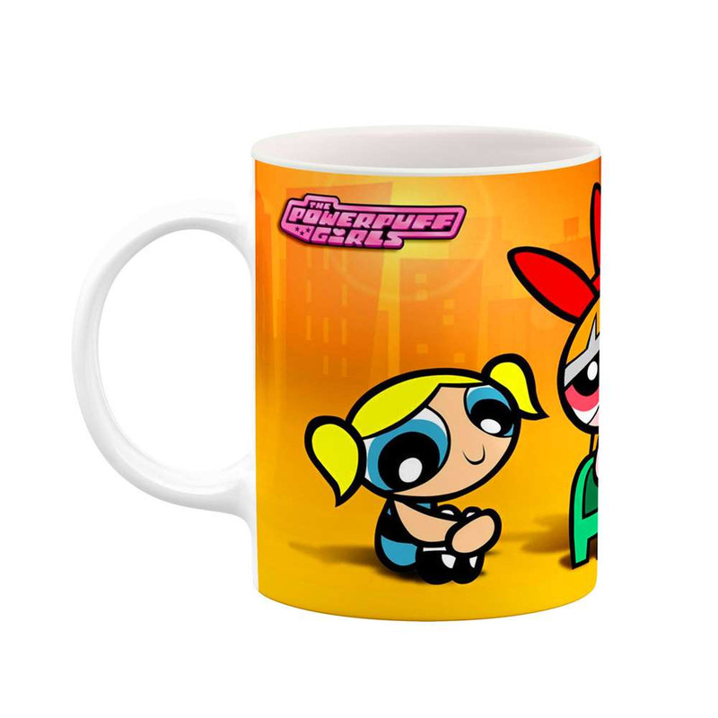 فاکس شاپ ماگ کاکتی مدل کارتون The Powerpuff Girls کد mgh23456