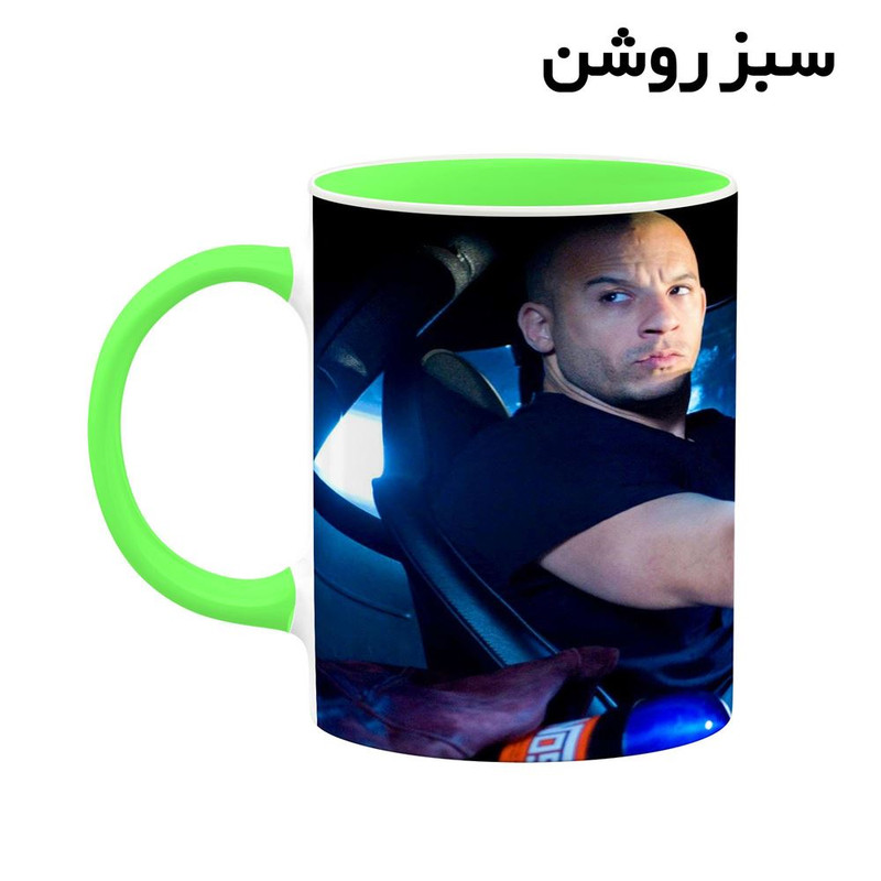 فاکس شاپ ماگ کاکتی طرح وین دیزل Vin Diesel مدل mgh27356