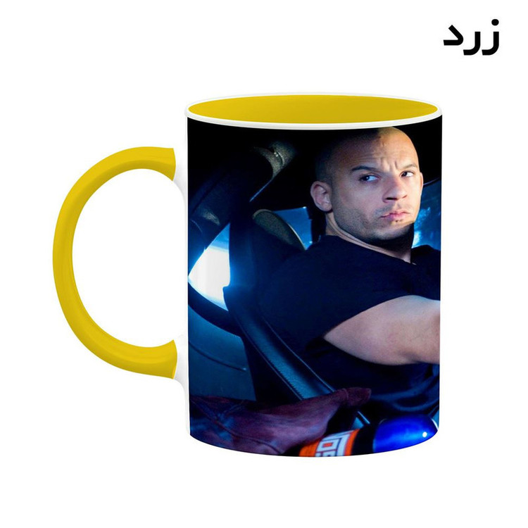 فاکس شاپ ماگ کاکتی طرح وین دیزل Vin Diesel مدل mgh27356