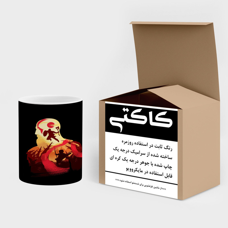 فاکس شاپ  ماگ کاکتی طرح گاد آف وار God Of War مدل mgh40449