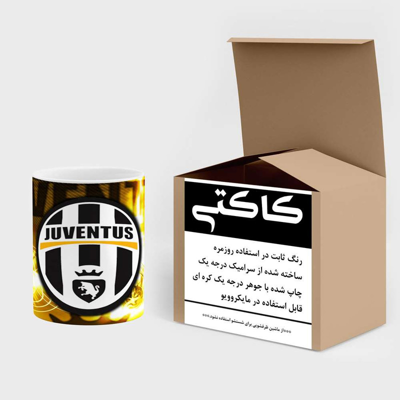 فاکس شاپ ماگ کاکتی مدل تیم Juventus1 کد mgh19797