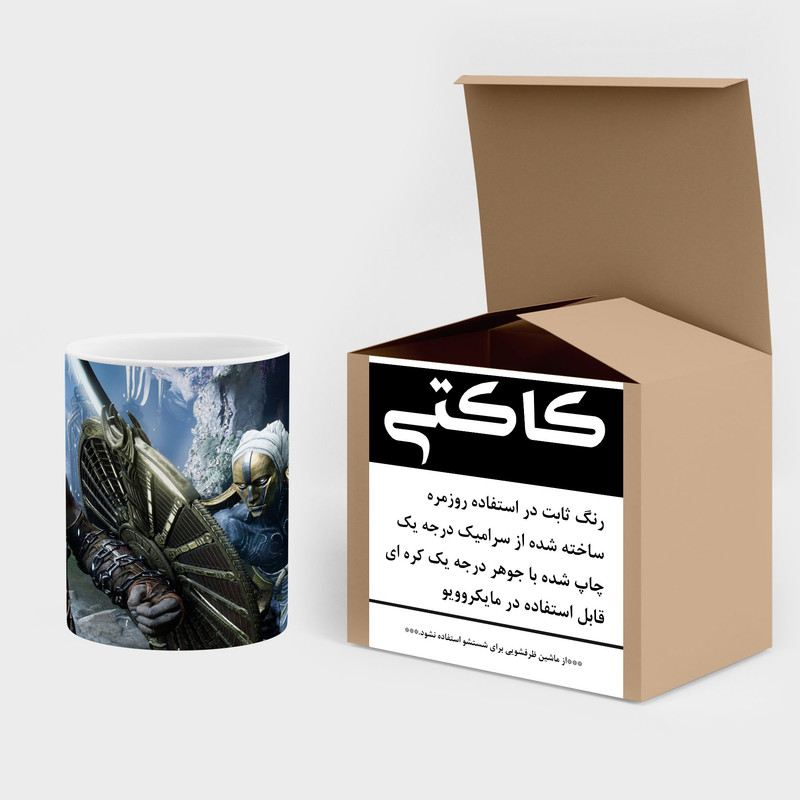 فاکس شاپ ماگ کاکتی طرح گاد آف وار God Of War مدل mgh40553