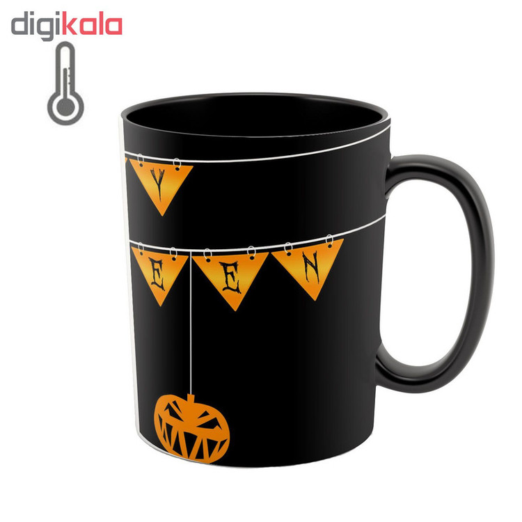 فاکس شاپ ماگ حرارتی طرح halloween کد 01