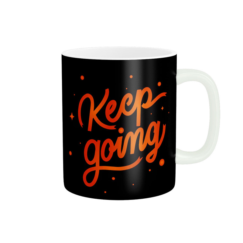 فاکس شاپ ماگ پاد آفرین طرح جمله انگیزشی Keep going کد 2003