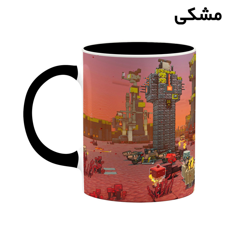 فاکس شاپ ماگ کاکتی طرح ماینکرافت minecraft مدل mgh41422