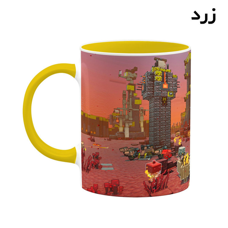فاکس شاپ ماگ کاکتی طرح ماینکرافت minecraft مدل mgh41422