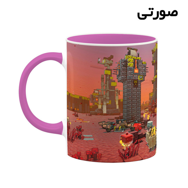 فاکس شاپ ماگ کاکتی طرح ماینکرافت minecraft مدل mgh41422