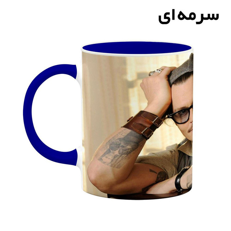 فاکس شاپ ماگ کاکتی طرح جانی دپ Johnny Depp مدل mgh26488