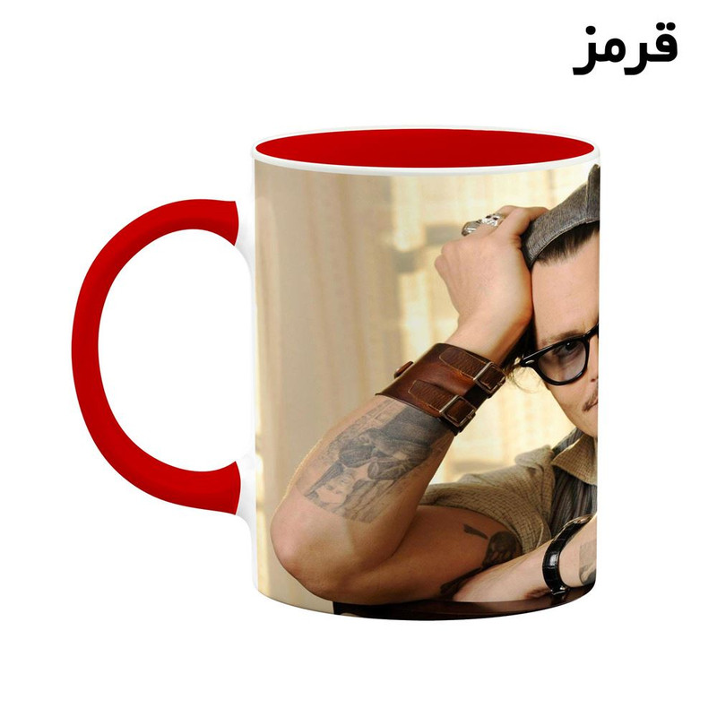فاکس شاپ  ماگ کاکتی طرح جانی دپ Johnny Depp مدل mgh26488