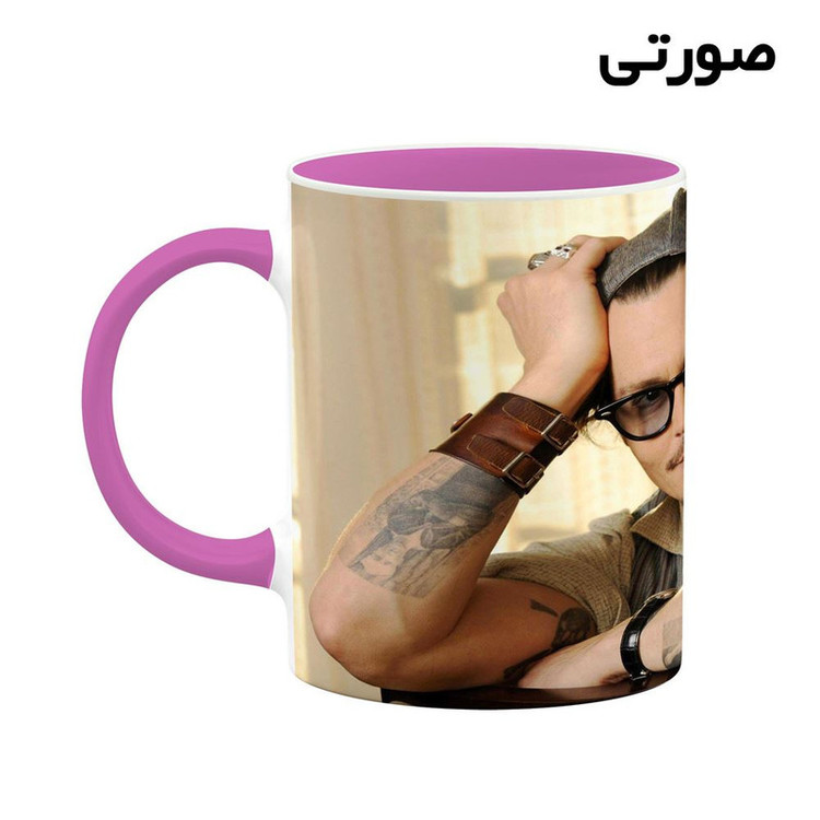 فاکس شاپ ماگ کاکتی طرح جانی دپ Johnny Depp مدل mgh26488
