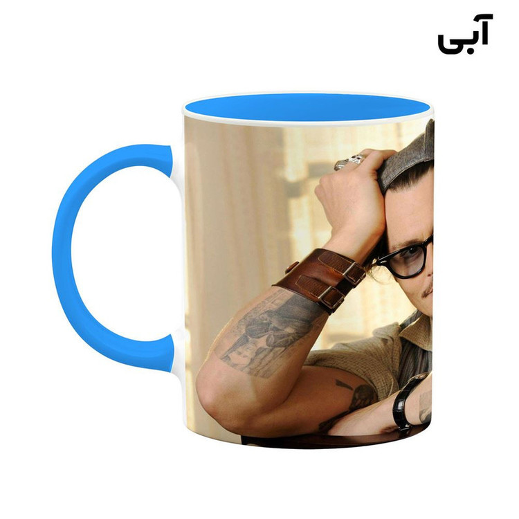 فاکس شاپ ماگ کاکتی طرح جانی دپ Johnny Depp مدل mgh26488