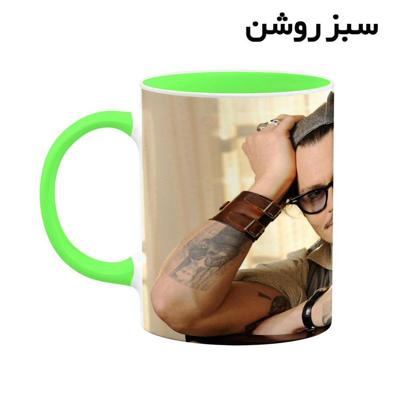 فاکس شاپ ماگ کاکتی طرح جانی دپ Johnny Depp مدل mgh26488