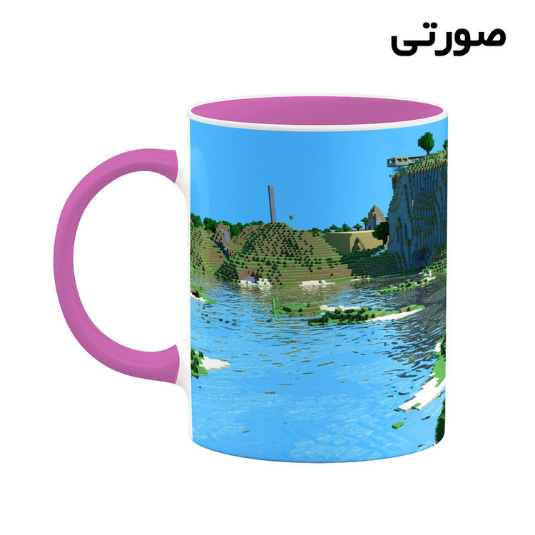 فاکس شاپ ماگ کاکتی طرح ماینکرافت minecraft مدل mgh41581