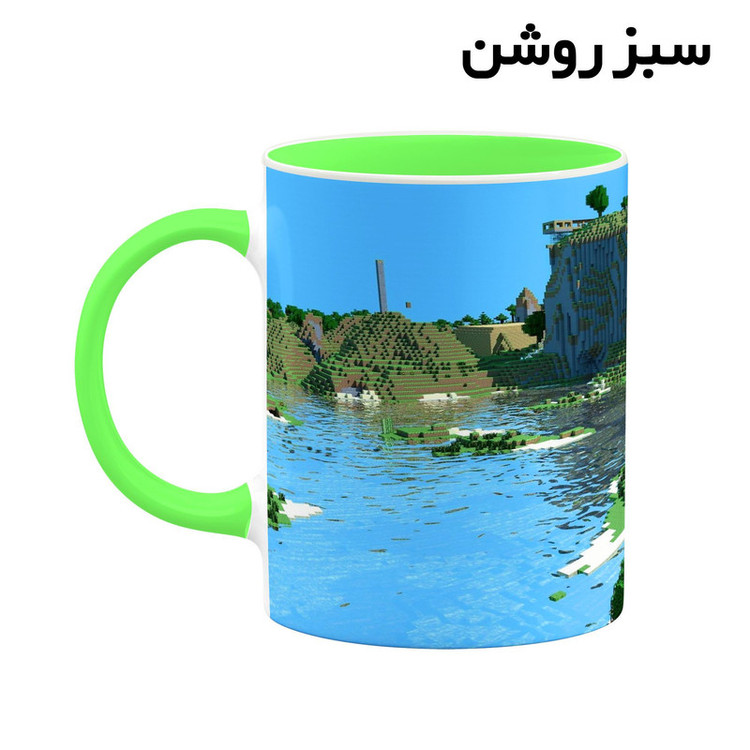 فاکس شاپ ماگ کاکتی طرح ماینکرافت minecraft مدل mgh41581