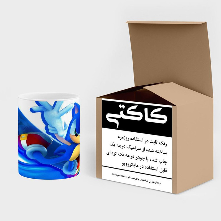 فاکس شاپ ماگ کاکتی مدل بازی سونیک Sonic The Hedgehog کد mgh30224