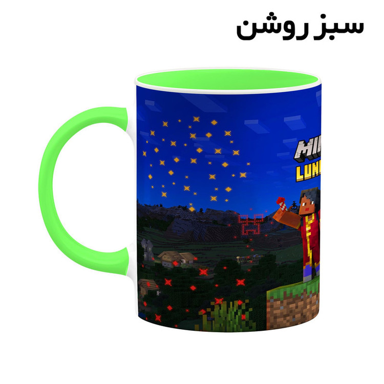 فاکس شاپ ماگ کاکتی طرح ماینکرافت minecraft مدل mgh41279