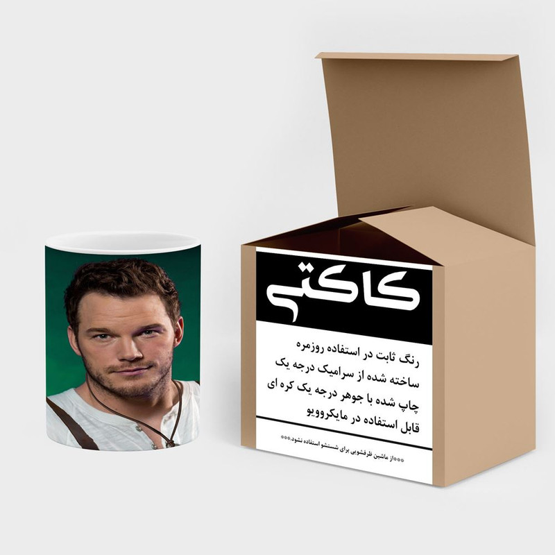 فاکس شاپ  ماگ کاکتی طرح Chris Pratt مدل mgh25614