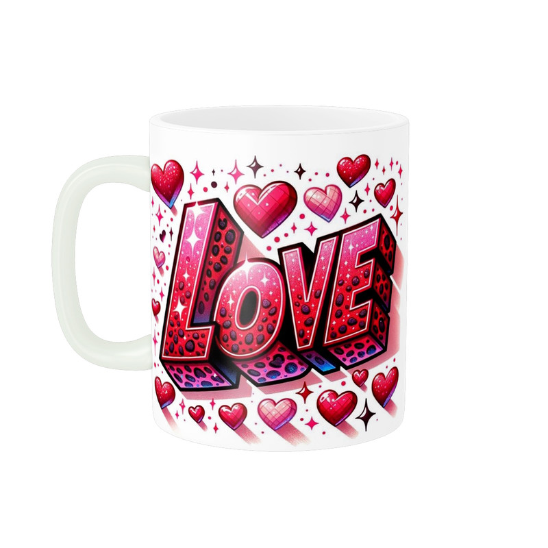 فاکس شاپ ماگ پاد آفرین طرح LOVE کد 1146