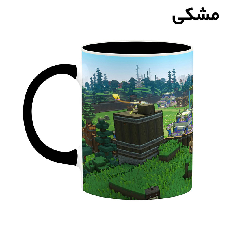 فاکس شاپ ماگ کاکتی طرح ماینکرافت minecraft مدل mgh41427