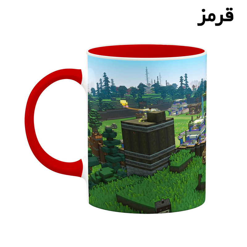 فاکس شاپ  ماگ کاکتی طرح ماینکرافت minecraft مدل mgh41427