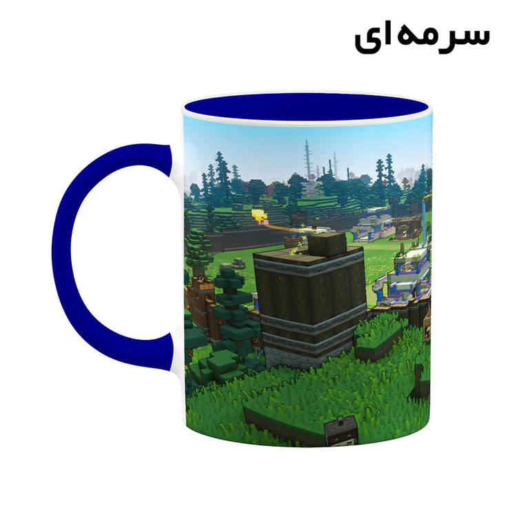 فاکس شاپ ماگ کاکتی طرح ماینکرافت minecraft مدل mgh41427