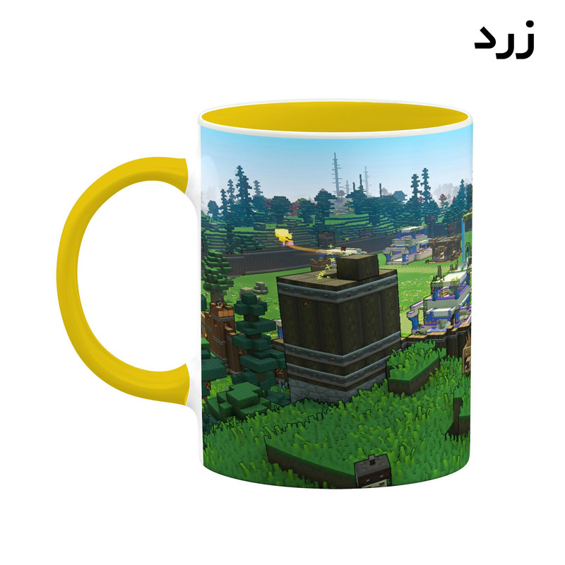 فاکس شاپ ماگ کاکتی طرح ماینکرافت minecraft مدل mgh41427