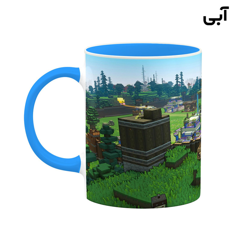 فاکس شاپ ماگ کاکتی طرح ماینکرافت minecraft مدل mgh41427