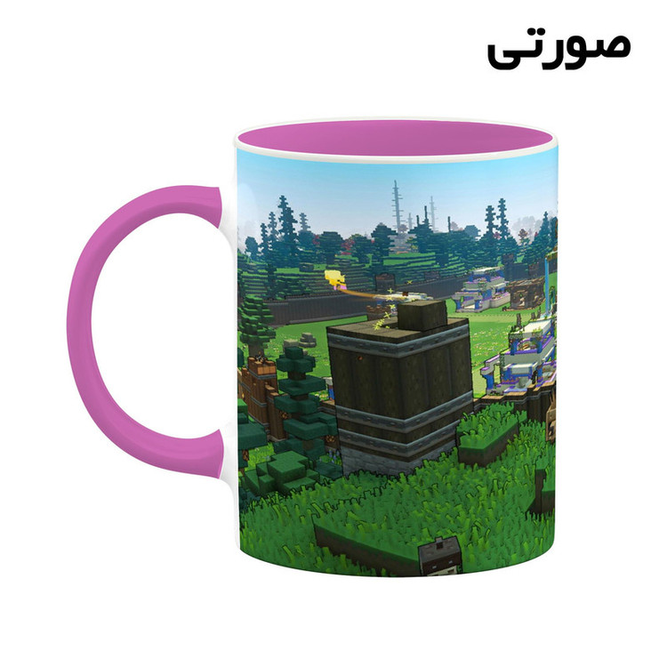 فاکس شاپ ماگ کاکتی طرح ماینکرافت minecraft مدل mgh41427