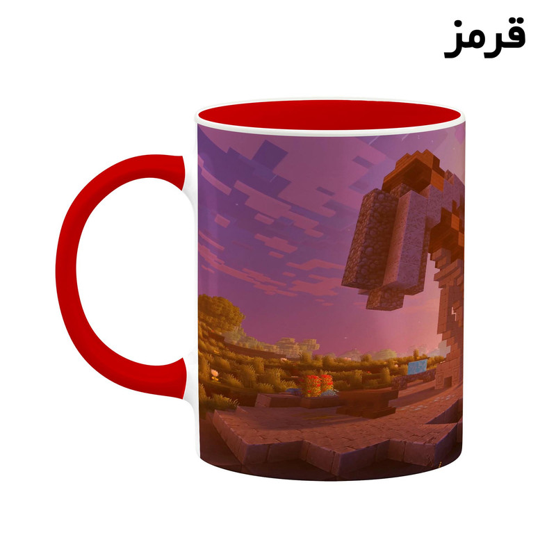 فاکس شاپ  ماگ کاکتی طرح ماینکرافت minecraft مدل mgh41461