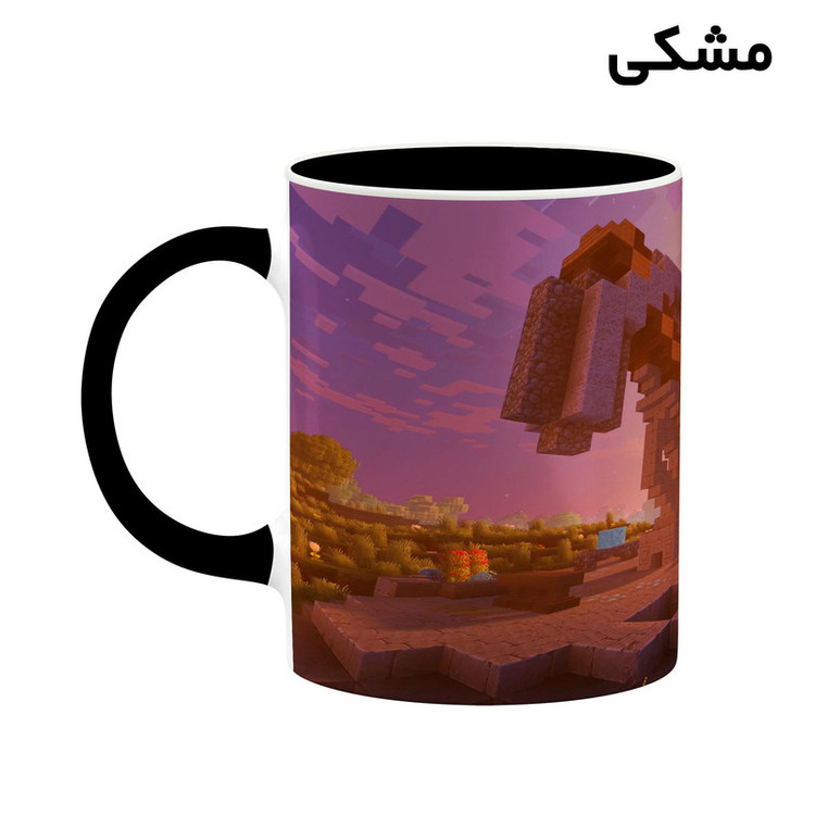 فاکس شاپ ماگ کاکتی طرح ماینکرافت minecraft مدل mgh41461