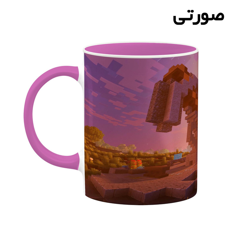 فاکس شاپ ماگ کاکتی طرح ماینکرافت minecraft مدل mgh41461